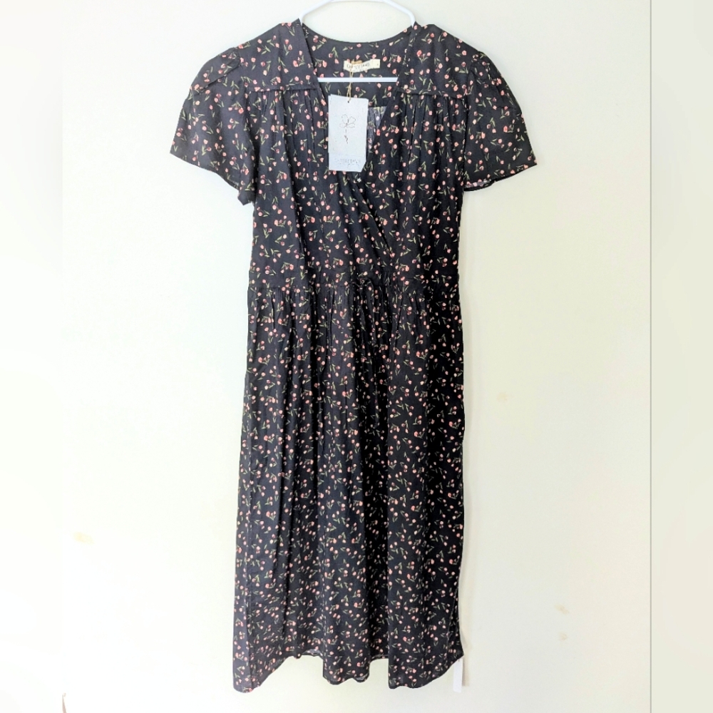 Dawn Dress - Noir Tulip
